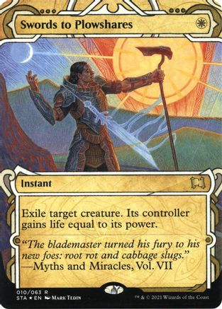 Swords to Plowshares (Etched Foil) [Strixhaven Mystical Archive]