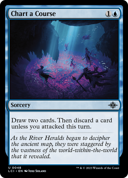 Chart a Course (LCI-048) - The Lost Caverns of Ixalan Foil