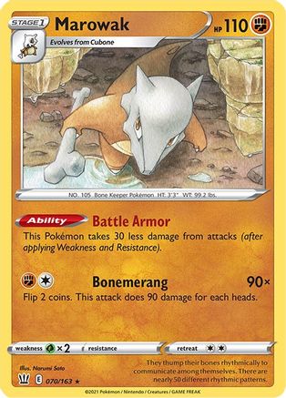 Marowak (070/163) [Sword & Shield: Battle Styles]
