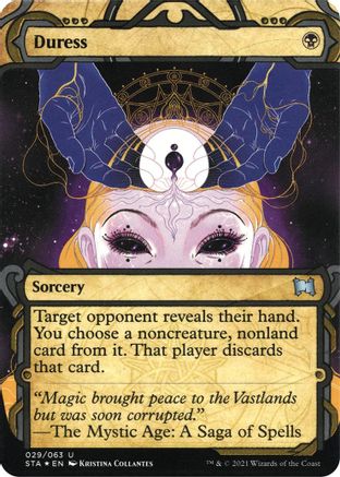 Duress (Etched Foil) [Strixhaven Mystical Archive]