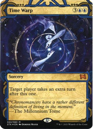 Time Warp (Etched Foil) [Strixhaven Mystical Archive]
