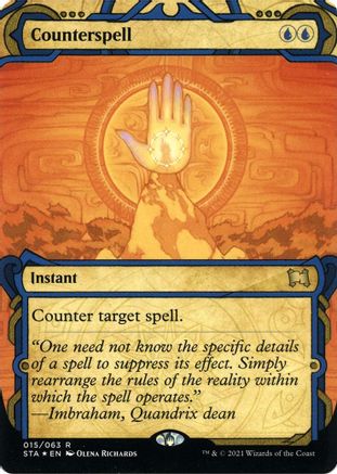 Counterspell (Etched Foil) [Strixhaven Mystical Archive]