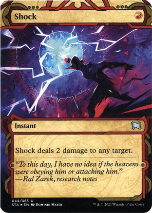 Shock (Etched Foil) [Strixhaven Mystical Archive]