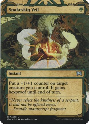 Snakeskin Veil (Etched Foil) [Strixhaven Mystical Archive]