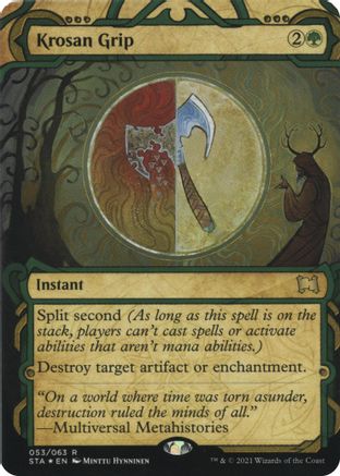 Krosan Grip (Etched Foil) [Strixhaven Mystical Archive]