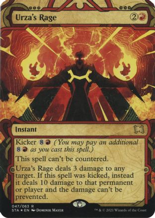 Urza's Rage (Etched Foil) [Strixhaven Mystical Archive]