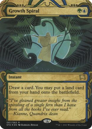 Growth Spiral (Etched Foil) [Strixhaven Mystical Archive]