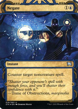 Negate (Etched Foil) [Strixhaven Mystical Archive]