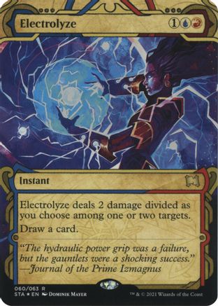Electrolyze (Etched Foil) [Strixhaven Mystical Archive]
