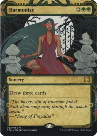 Harmonize (Etched Foil) [Strixhaven Mystical Archive]