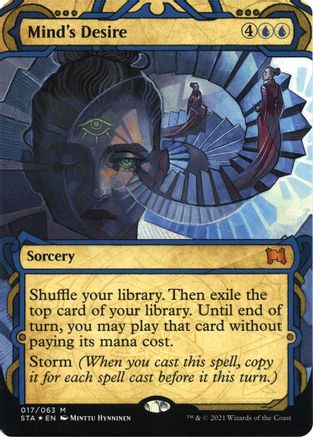 Mind's Desire (Etched Foil) [Strixhaven Mystical Archive]