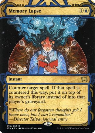 Memory Lapse (Etched Foil) [Strixhaven Mystical Archive]