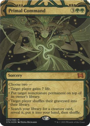 Primal Command (Etched Foil) [Strixhaven Mystical Archive]