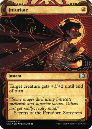 Infuriate (Etched Foil) [Strixhaven Mystical Archive]