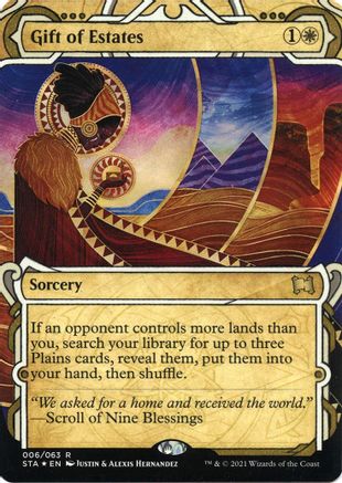 Gift of Estates (Etched Foil) [Strixhaven Mystical Archive]