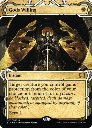 Gods Willing (Etched Foil) [Strixhaven Mystical Archive]