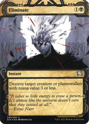 Eliminate (Etched Foil) [Strixhaven Mystical Archive]