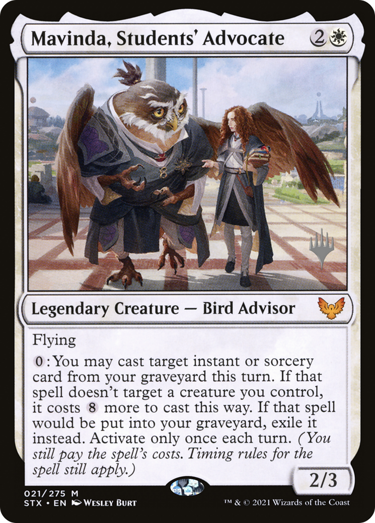 Mavinda, Students' Advocate (PPSTX-021) - Strixhaven: School of Mages Promos