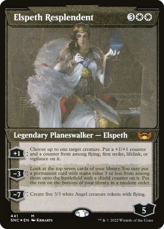 Elspeth Resplendent (SNC-441) - Streets of New Capenna: (Showcase) Foil
