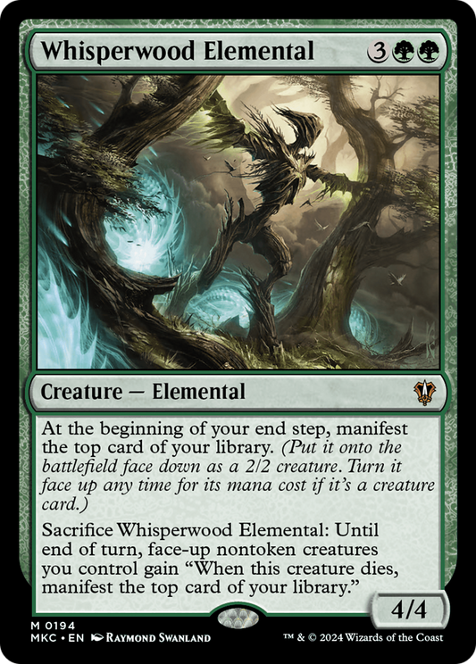 Whisperwood Elemental [Murders at Karlov Manor Commander]