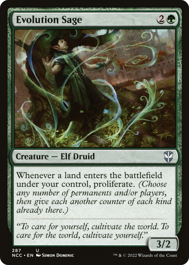 Evolution Sage [Streets of New Capenna Commander]
