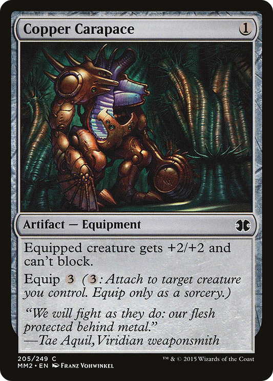 Copper Carapace (MM2-205) - Modern Masters 2015 Foil