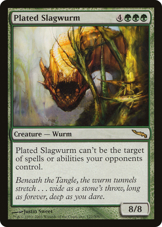 Plated Slagwurm [Mirrodin]