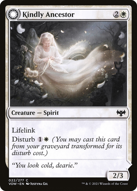 Kindly Ancestor // Ancestor's Embrace (VOW-022) - Innistrad: Crimson Vow: (Double Faced Transform)