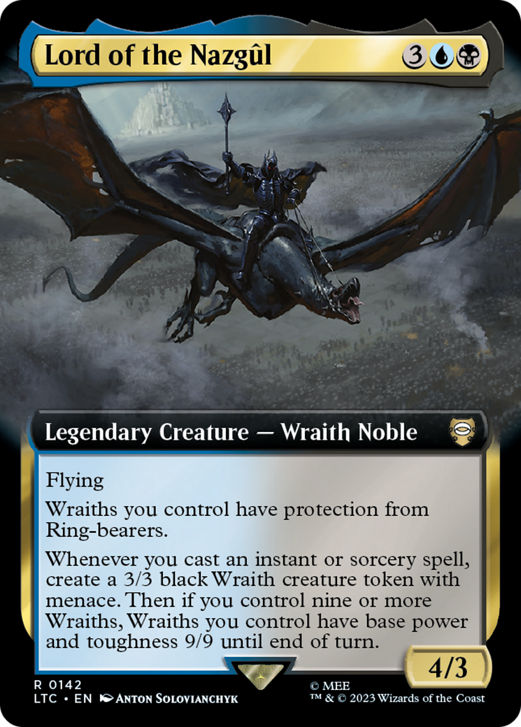 Lord of the Nazgul (Extended Art) [The Lord of the Rings: Tales of Middle-Earth Commander]
