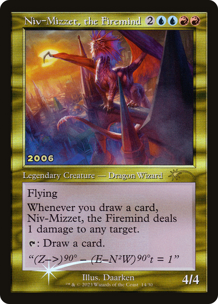 Niv-Mizzet, the Firemind [30th Anniversary Promos]