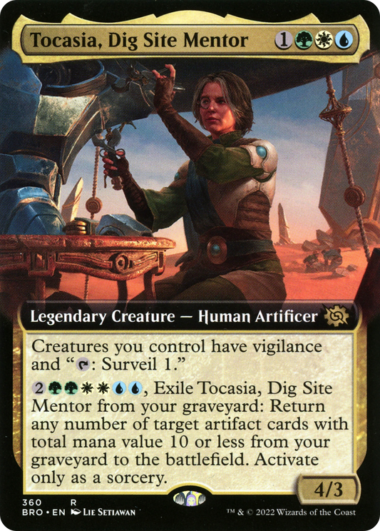 Tocasia, Dig Site Mentor (BRO-360) - The Brothers' War: (Extended Art)