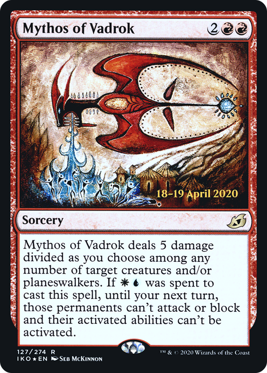 Mythos of Vadrok  [Ikoria: Lair of Behemoths Prerelease Promos]