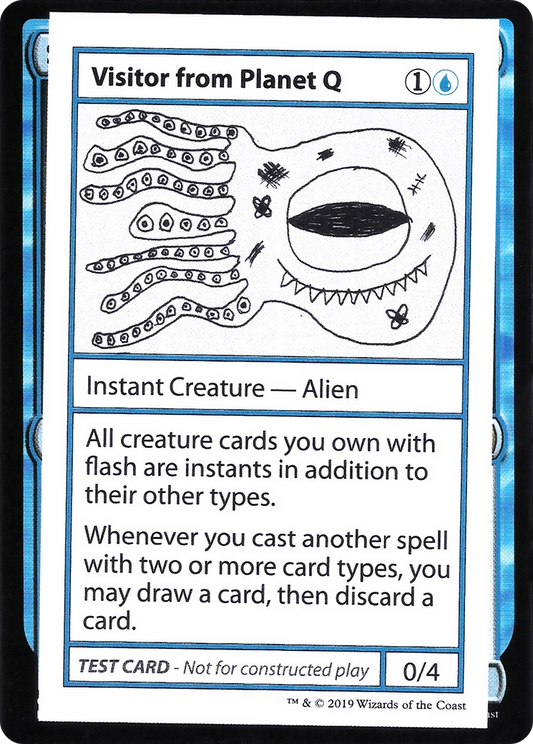 Visitor from Planet Q (2021 Edition) [Mystery Booster Playtest Cards]