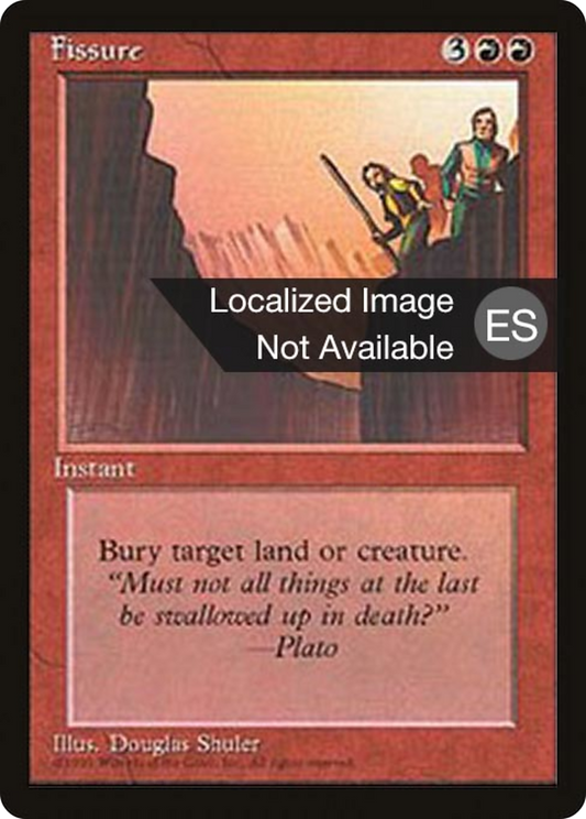 Fissure [Fourth Edition Foreign Black Border]