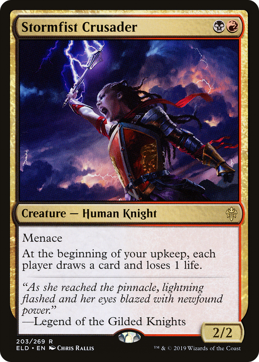 Stormfist Crusader (ELD-203) - Throne of Eldraine