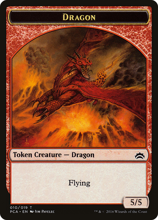 Dragon [Planechase Anthology Tokens]