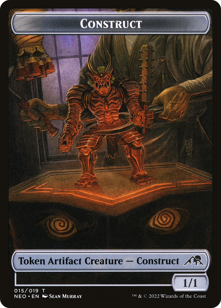Construct (NEO-015) - Kamigawa: Neon Dynasty Tokens Foil