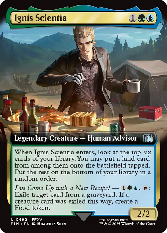 Ignis Scientia (FIN-492) - FINAL FANTASY: (Extended Art) Foil
