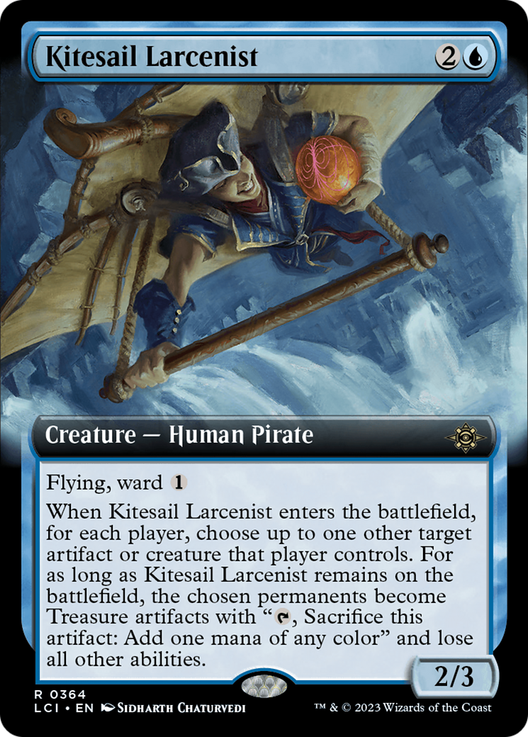 Kitesail Larcenist (LCI-364) - The Lost Caverns of Ixalan: (Extended Art) Foil