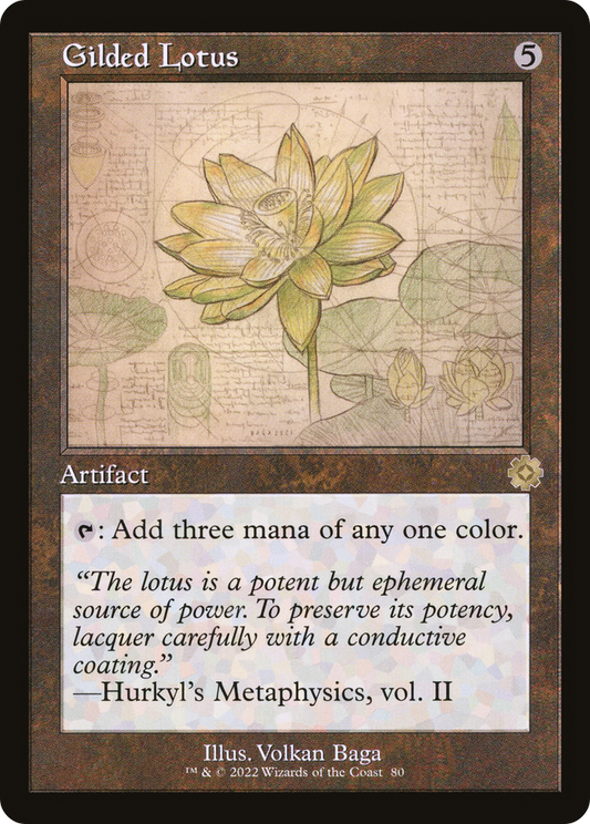 Gilded Lotus (BRR-080) - The Brothers' War Retro Artifacts Foil
