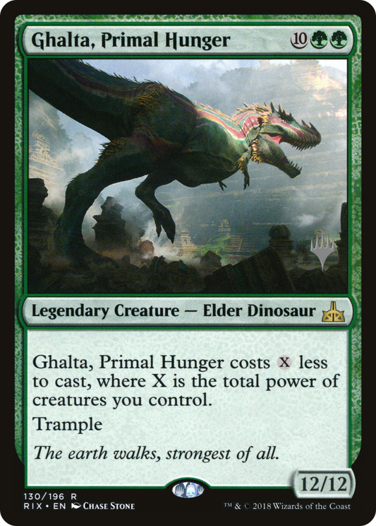 Ghalta, Primal Hunger (Promo Pack) [Rivals of Ixalan Promos]