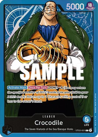 Crocodile (001) [Starter Deck: The Seven Warlords of The Sea]