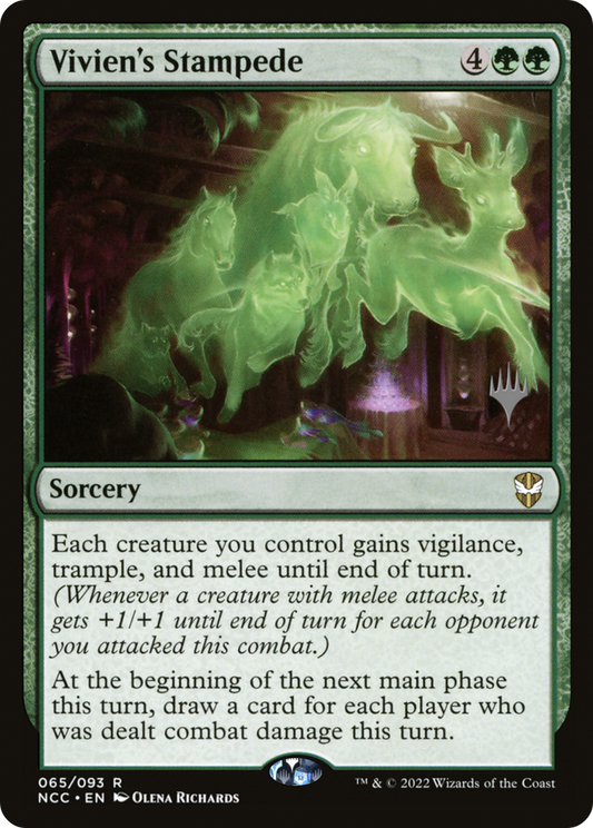 Vivien's Stampede (Promo Pack) [Streets of New Capenna Commander Promos]