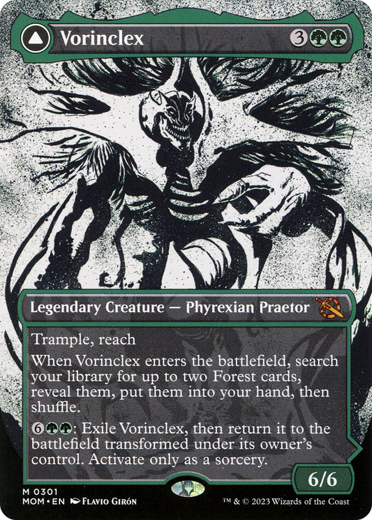 Vorinclex // The Grand Evolution (MOM-301) - March of the Machine: (Showcase) (Borderless) Foil