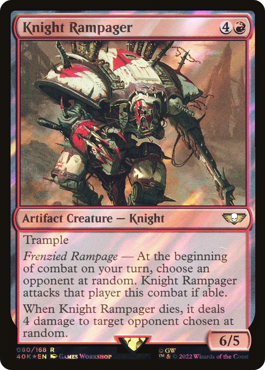 Knight Rampager (Surge Foil) [Universes Beyond: Warhammer 40,000]
