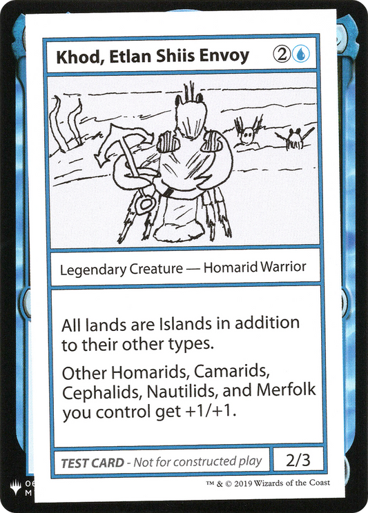 Khod, Etlan Shiis Envoy [Mystery Booster Playtest Cards]