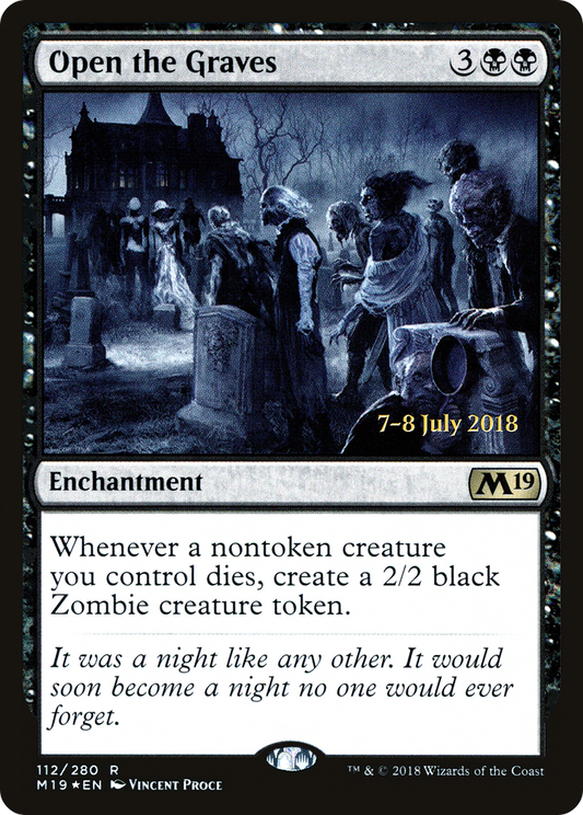 Open the Graves  [Core Set 2019 Prerelease Promos]