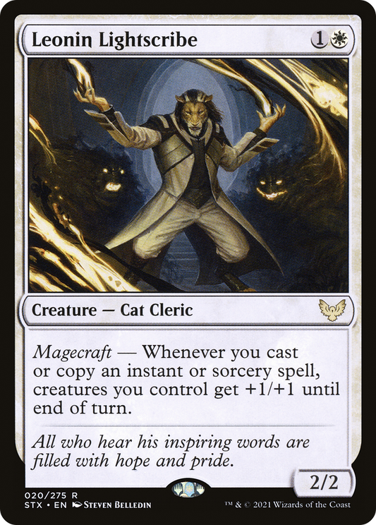 Leonin Lightscribe [Strixhaven: School of Mages]