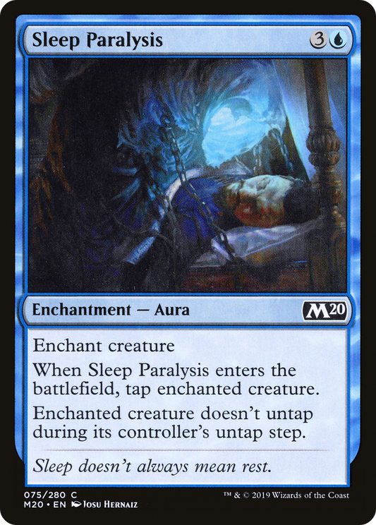 Sleep Paralysis (M20-075) - Core Set 2020 Foil