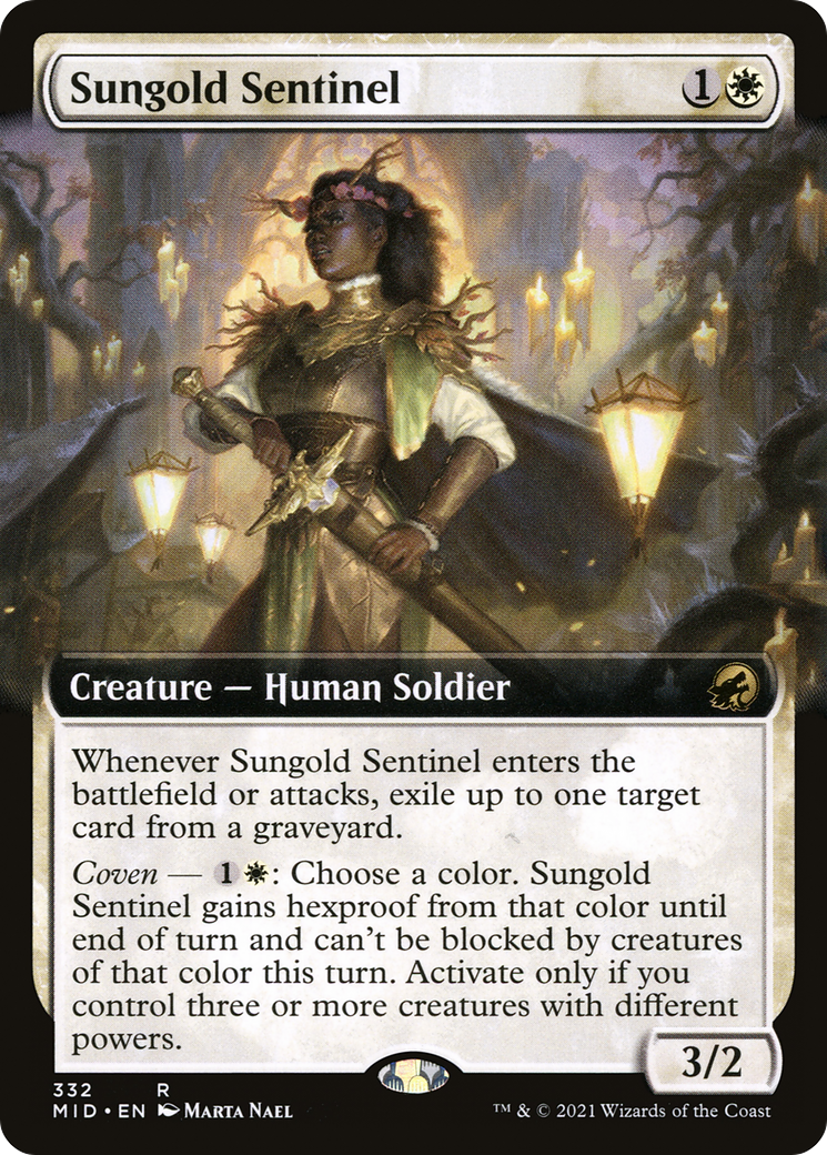 Sungold Sentinel (Extended) [Innistrad: Midnight Hunt]